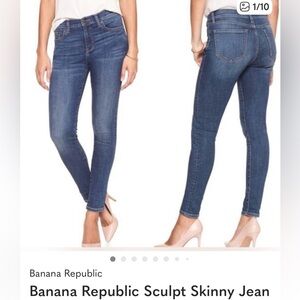 Banana Republic Women's Dark Blue Skinny Jeans